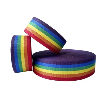 Gestreiftes Polyester-Gurtband