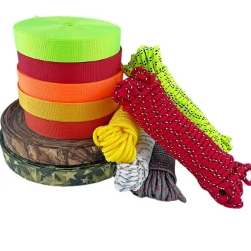 Braided polyester cord for bags and garments