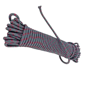 Braided polyester cord for bags and garments