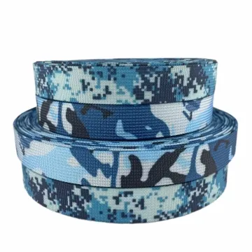 Printed polyester tape for garment and bag trim