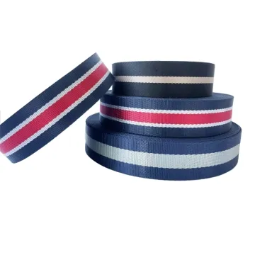 Gestreiftes Polyester-Köperband