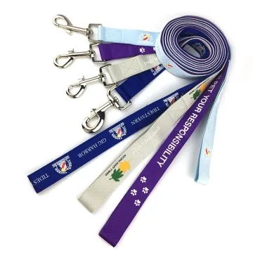 Custom printed polyester dog leash