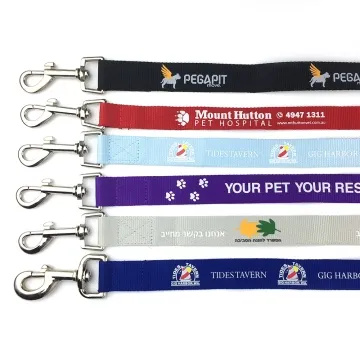 Custom printed polyester dog leash